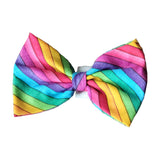 Rainbow Stripes Pet Bowtie