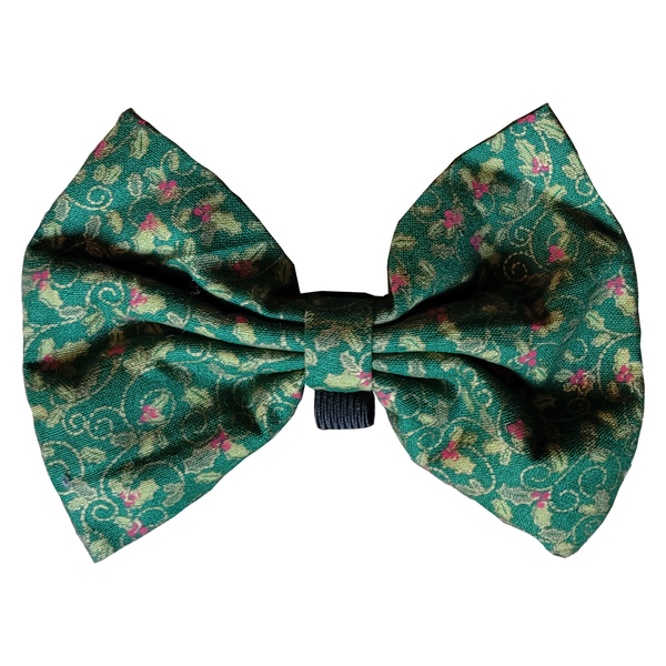 Holly Holiday Pet Bow Tie